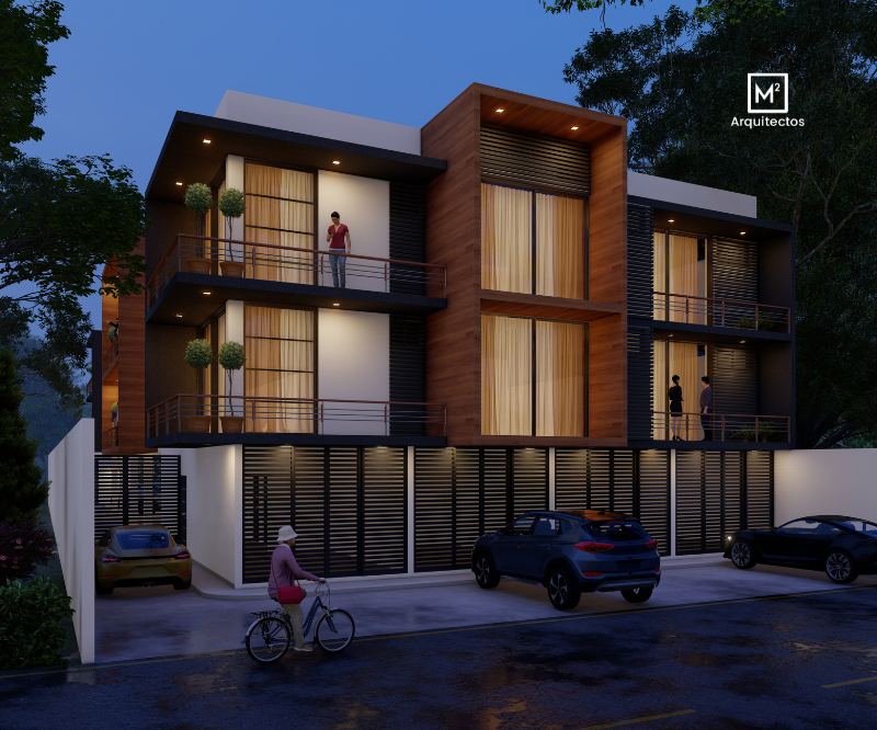Edificio moderno Residencias Zen en Tisaleo, diseñado para la comodidad de estudiantes y docentes cerca de la Universidad UNIANDES"